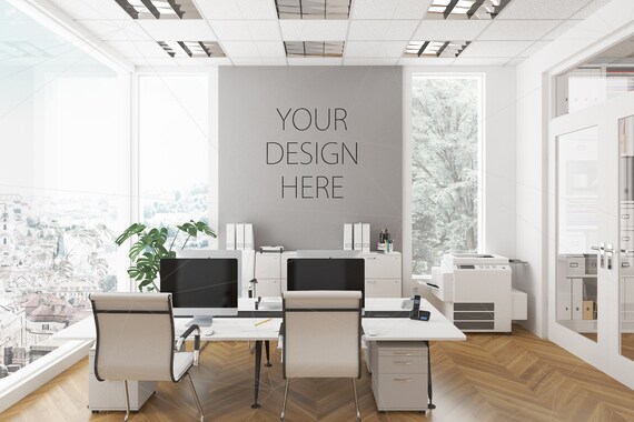 Download Free Blank Wall Mockup Interior Mockup Office Workplace Workspace Corporative Psd 30227 Free T Shirt Mockups High Quality For Clothing Brands Print Shops PSD Mockup Templates