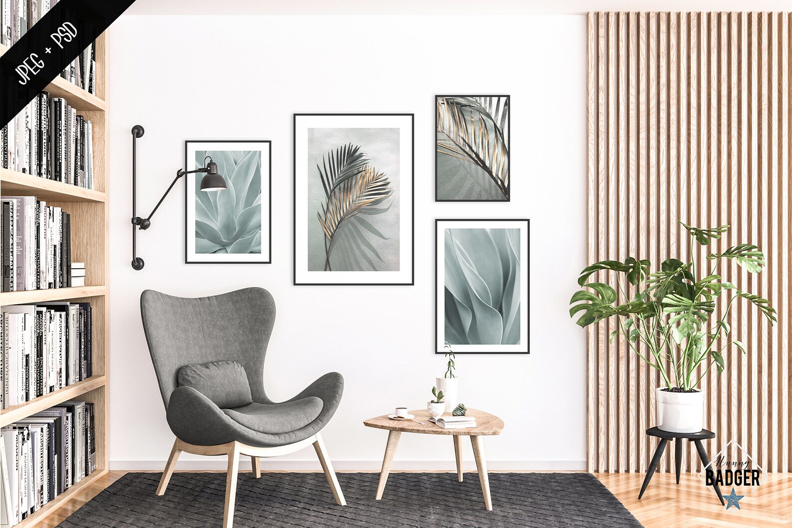 Frame mockup creator Canvas mockup Interior mockup Blank ...