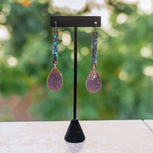 Patina Copper Earrings