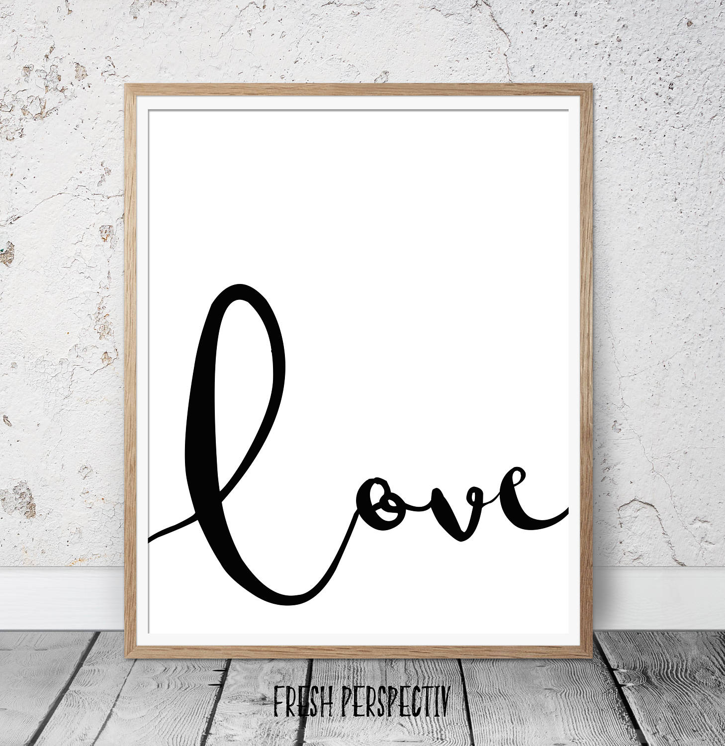 wall art decor love quote love printable poster love wall | Etsy