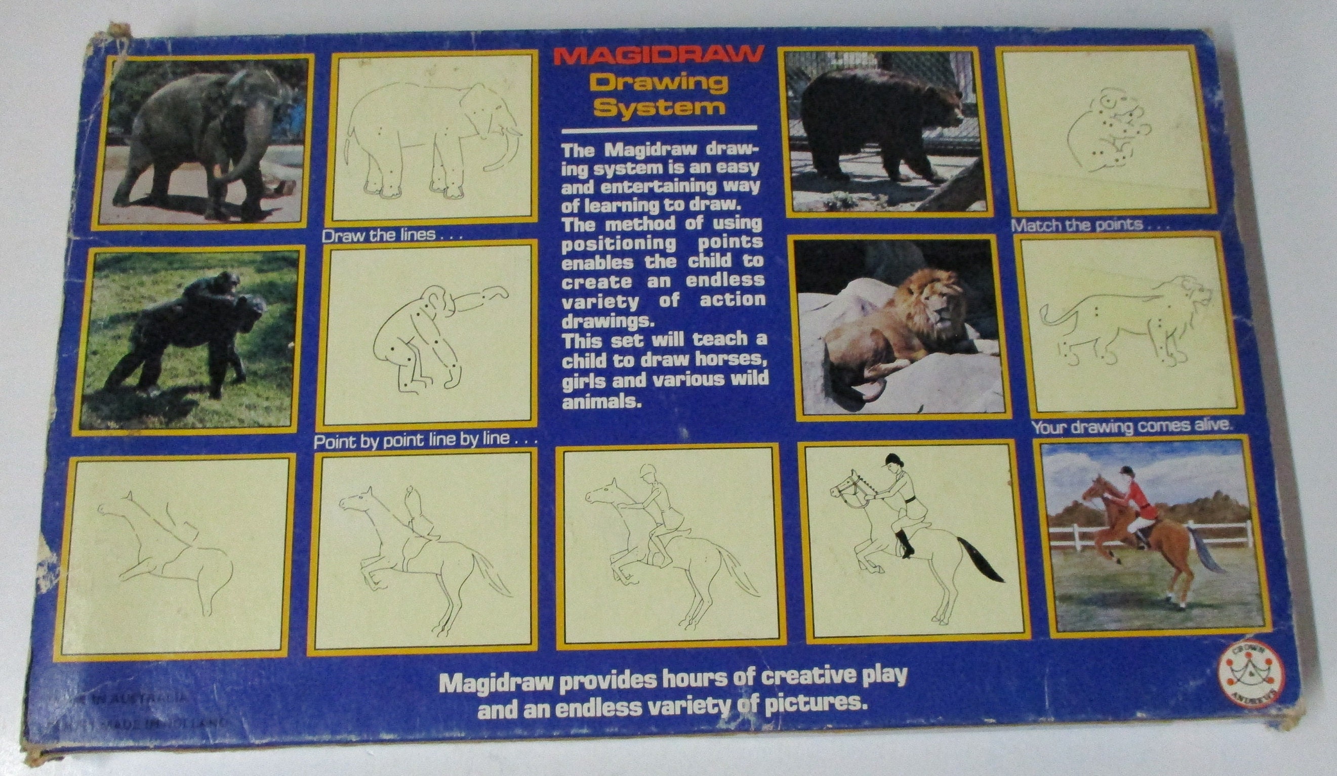 Magidraw Magidraw Drawing System - Vintage Learn to Draw - Etsy