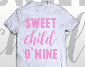 Guns N' Roses T-shirt - Sweet child O'mine - kids graphic cotton tee - cool gift idea - fast delivery