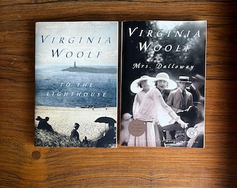 Set of 2 Virginia Woolf Books To The Lighthouse  Mrs. Dalloway