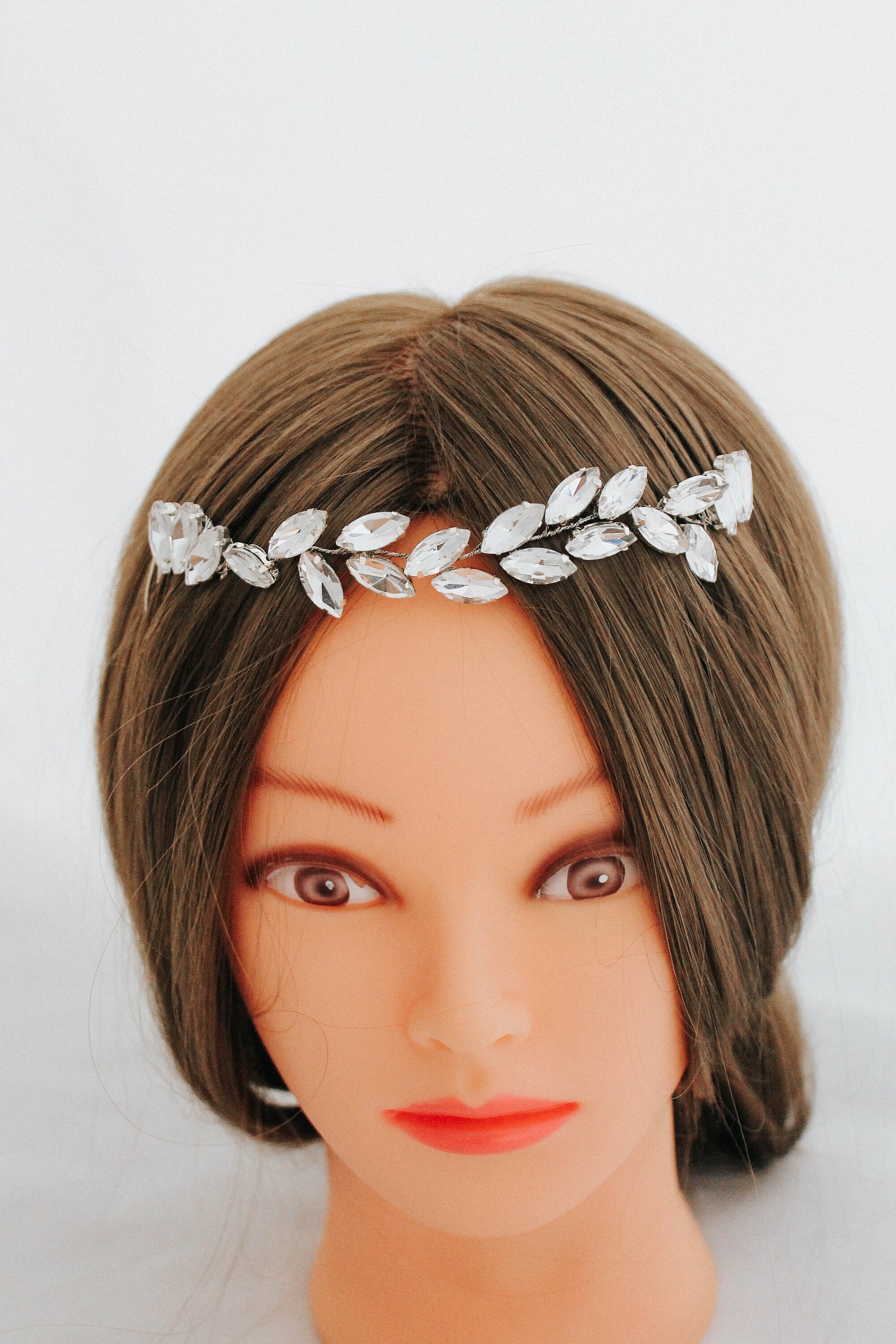 Crystal Hair Vine Bridal Headpiece Crystal Headpiece Wedding Etsy