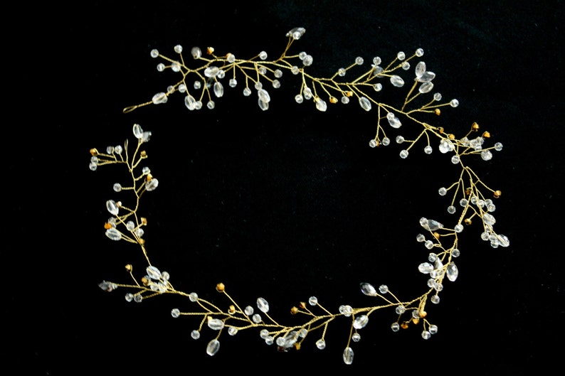 Bridal Vine Bridal Veil Bridal diadem Wedding band bridal headpiece bridal hair piece Bridal Hair Vine bridal headband wedding headpiece