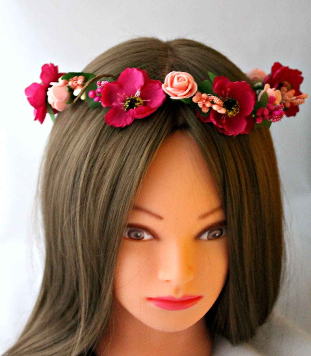 Fairytale Gift Wedding Flower Crown Bridal Floral Crown Flower Halo