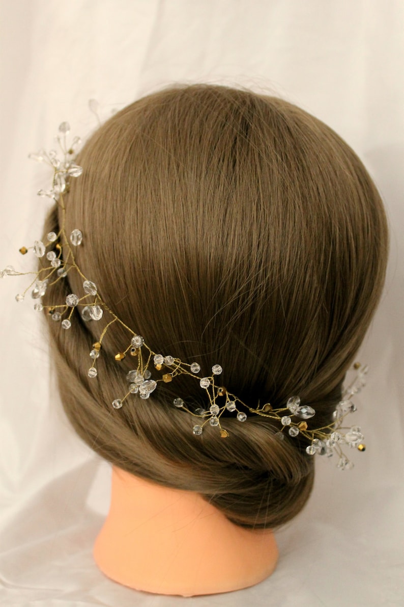Bridal Vine Bridal Veil Bridal diadem Wedding band bridal headpiece bridal hair piece Bridal Hair Vine bridal headband wedding headpiece