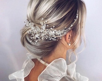 Bridal Hair Vine Crystal Hair Vine Bridal Hair Vine Wedding Hair Vine Crystal Hair Piece Bridal Jewelry Hair Vine Wreath Bridal accessory