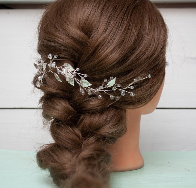 crystal hair jewelry