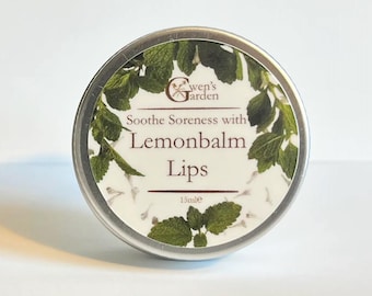 Lemon Balm Lips, 15ml – Cold Sore Relief, Prevention & Soothing Care