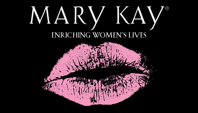 Mary Kay 2-sided Business Cards, printable, lips, pink, custom, make-up, download, front and back image 2