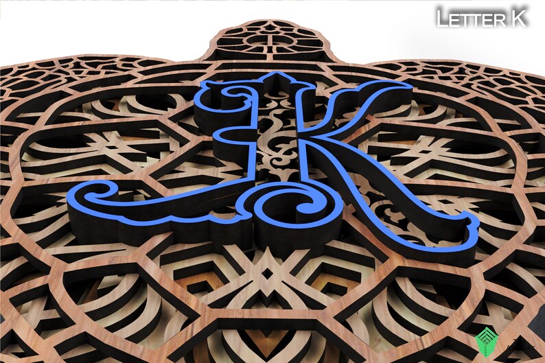 Download Multilayered Svg 3d Mandala Svg For Laser Cut Cnc 140 Cricut Files Alphabets Svg Turtle Svg Letter K Monogram Svg Layered Svg Embellishments Paper Party Kids Vadel Com