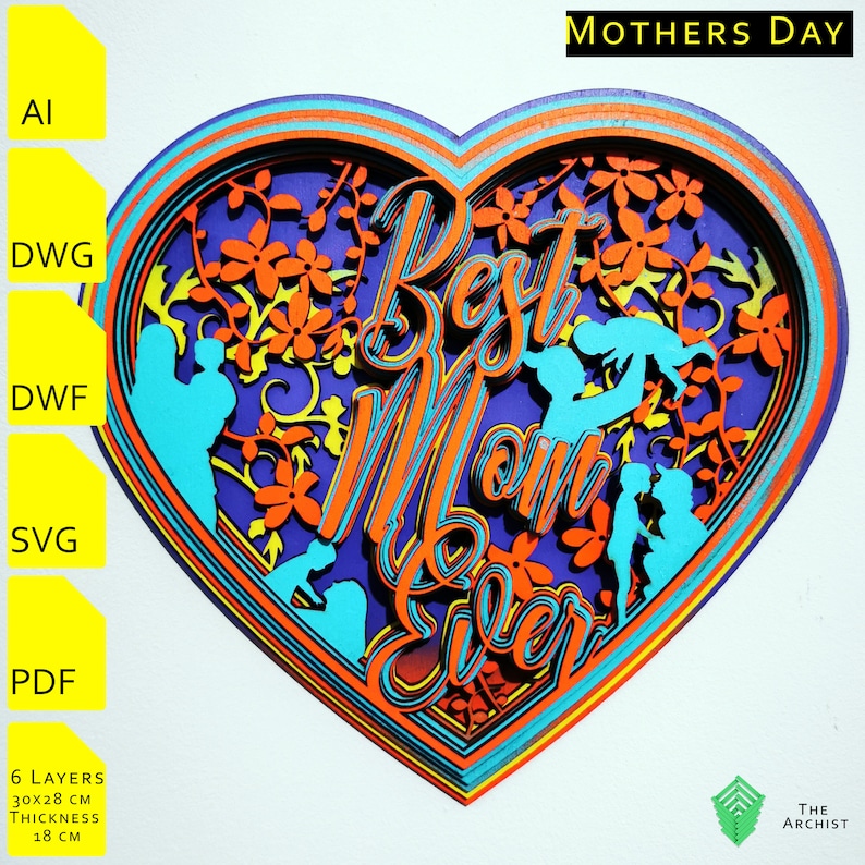 Download Mothers Day gift svg mothers day art Mothers Day Svg Laser | Etsy