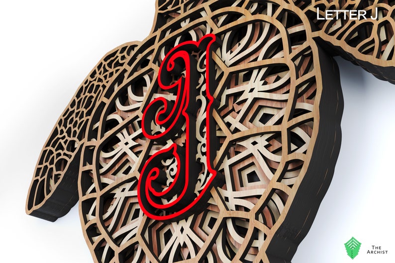 Download Layered Svg Svg For Laser Cut Cricut Files Multilayered Svg Alphabets Svg Turtle Svg Letter J 3d Mandala Monogram Svg Cnc 139 Paper Party Kids Craft Supplies Tools Sirba Communication Com