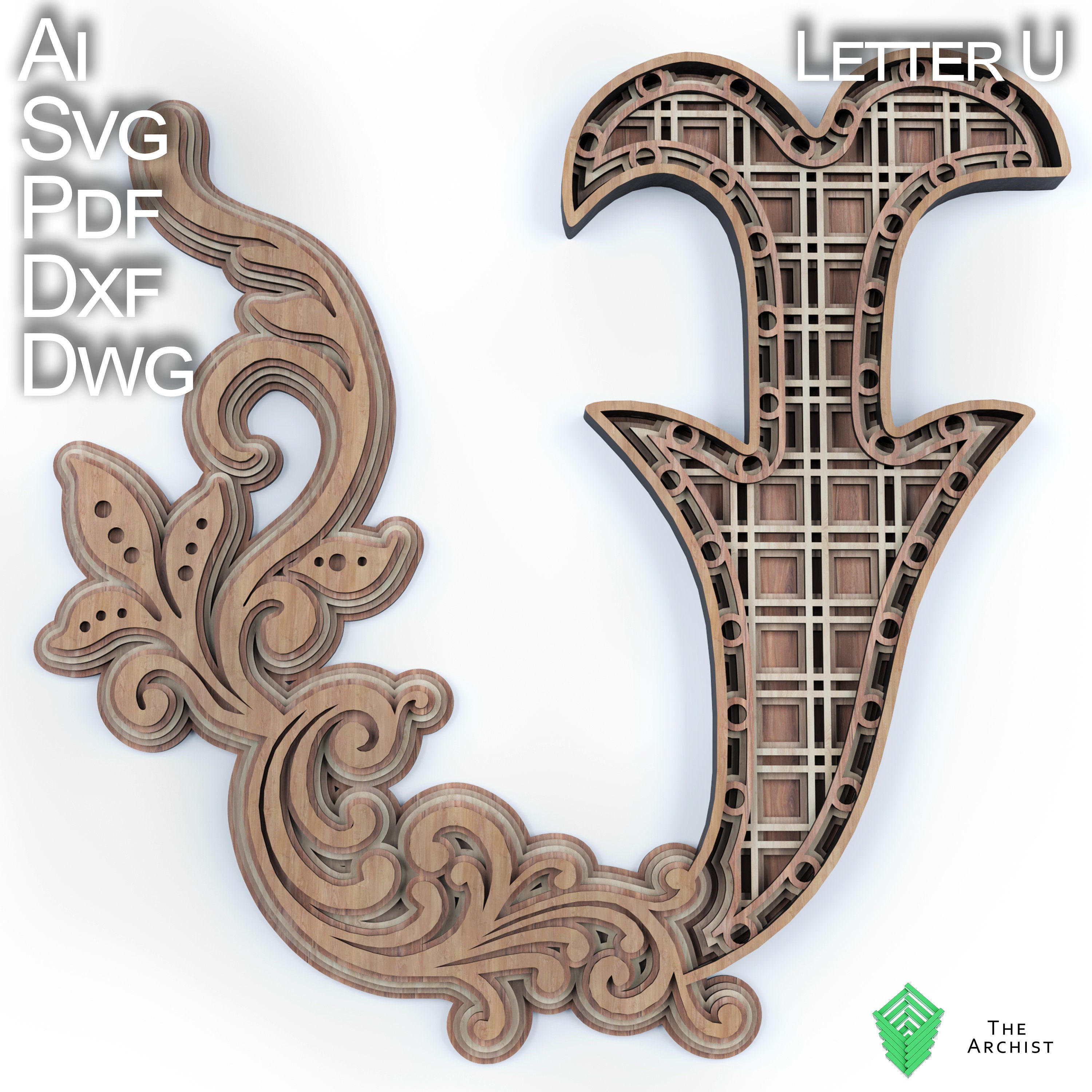 Digital layered ard svg cricut files Multilayered svg DFX Vector Files ...