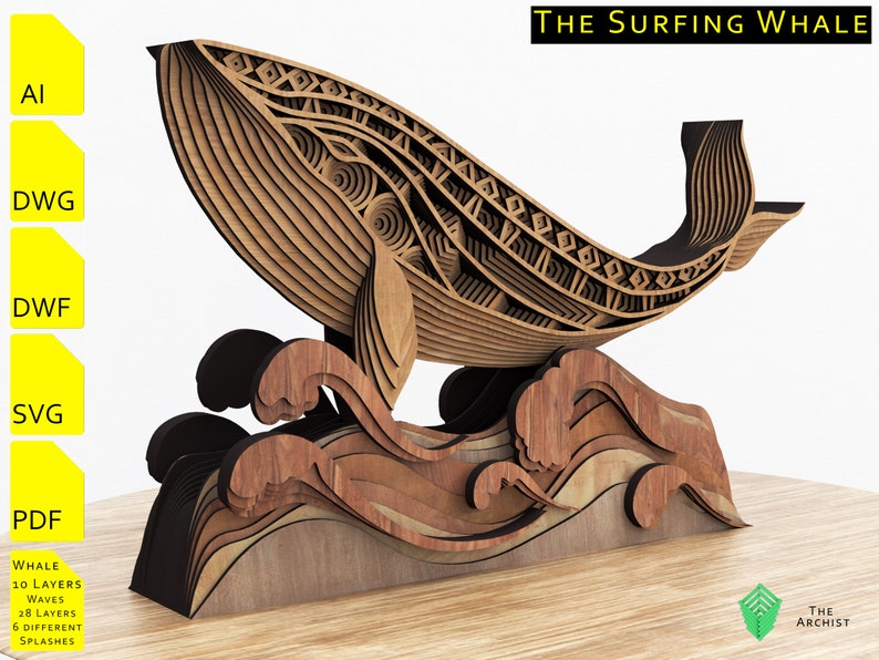 Download 3d whale mandala The Surfing Whalewhale watchingwhale svg ...