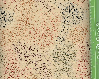 Kansas Troubles FAVORITES 2019 moda fabric by the yard multicolor splattered dots on tan 9600-11