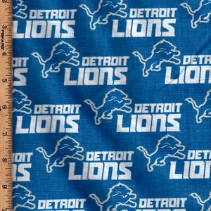 Sports,Detroit Lions,58&quot; wide Listed @ 1/2 yard 100% cotton