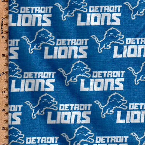 Sports,Detroit Lions,58" wide Listed @ 1/2 yard . 100% cotton