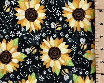 Sunflower,You are my Sunshine,Listed @ 1/2 yard,Timeless Treasures