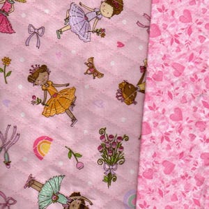 Pre quilted ballerinas listed @1/2yd