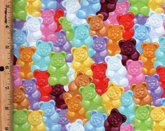 Candy, Gummi  Bears, 45" wide ,Listed @1/2 yard