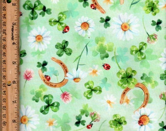 St.Patricks, Your Lucky Day, Listed @ 1/2 yard 45" wide 100% cotton, US130-588