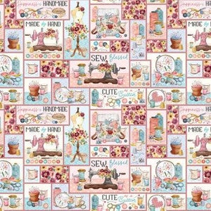 Sewing Patchwork, 45" wide 100% cotton, Listed @ 1/2 yardBenartex,14292-99