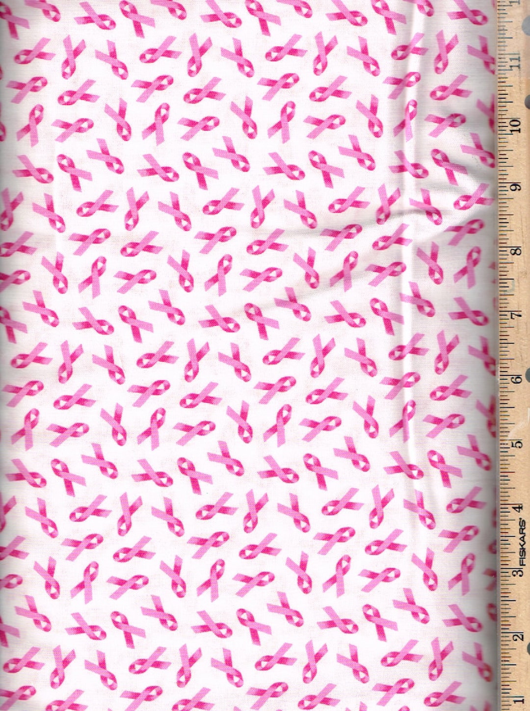 Cancer Aware Ribbon, 45 Wide,100% Cotton , Listed @ 1/2 Yard Elizabeth ...