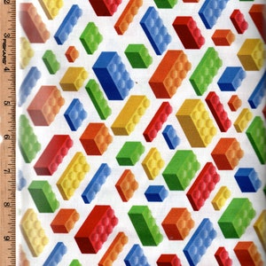 Building Colored  Building Blocks,45&quot; wide 100% cotton,Listed @ 1/2 yard