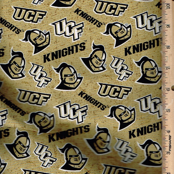 Sports, Knights,UCF,45" wide 100% cotton, Listed @ 1/2 yard ,