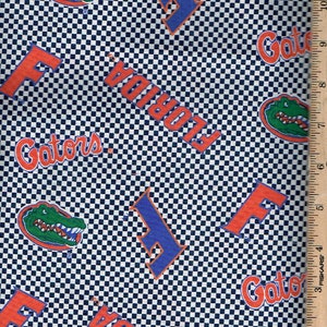 College, Florida Gators, 45&quot;wide 100% cotton, Listed @ 1/2 yard