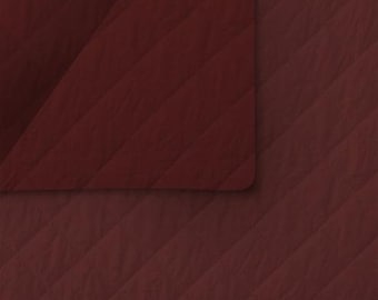 Pre Quilted, Burgund, 43 "breite 100% Baumwolle, Listed @ 1/2 Yard