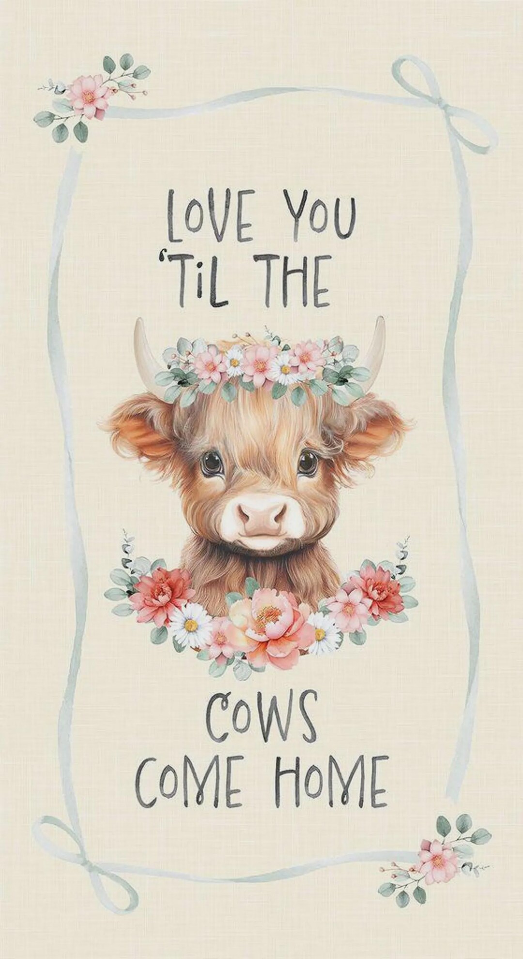 Highland Cow Baby Panel 24'' by 45'' Timeless Treasure - Etsy