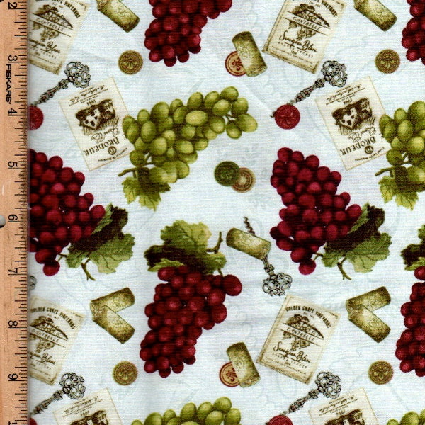 After Five, Grapes,44" wide Listed @ 1/2 yard, Henry Glass,343-86