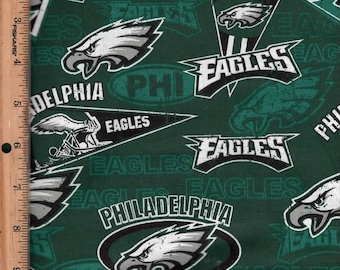 Sports,Philadelphia Eagles  45&quot; wide listed @1/2  yard 100% cotton
