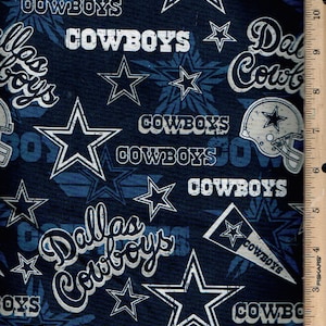 Sports, Dallas Cowboys Team,58&quot; wide Listed @ 1/2 yard