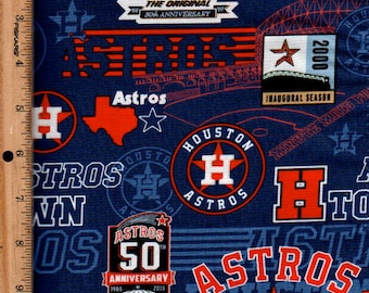 Sports, Houston Astros, 45" wide Listed @1/2 yard 100% cotton