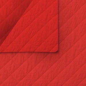 Pre Quilted Red 43" wide Listed @1/2 yard