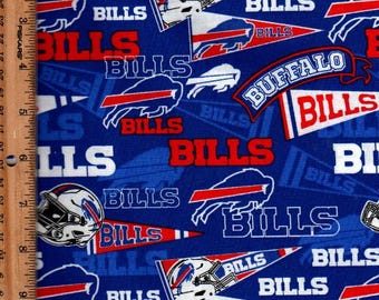 Sports , Bills  45&quot; wide Listed @1/2 yard,  100% cotton
