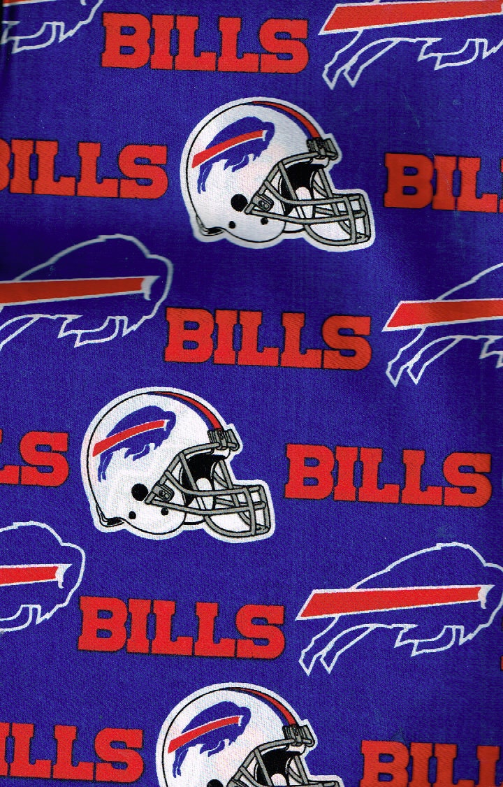 Sports,Bills, 58" wide 100% cotton, Listed @ 1/2 yard