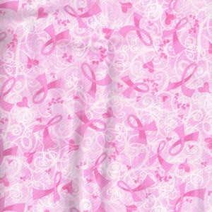 Cancer survival Ribbon,45&quot; wide 100% cotton,  Listed @ 1/2 yard,Timeless Treasures