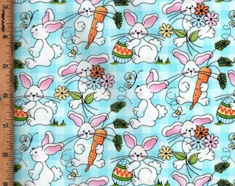 Easter, Bunnies 45&quot; wide Listed @ 1/2 yard (Sale )