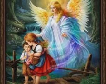 Angel,Children Panel,35"x44" 100%cotton 59-9361-300