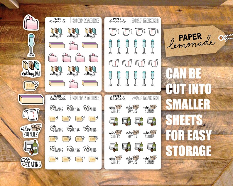 Printable soap making stickers soaper hobby order soaping | Etsy
