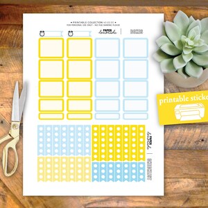 Printable Honey Bee Weekly Sticker Kit for Happy Planner Classic ...