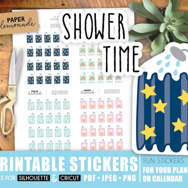 Shower Schedule Etsy