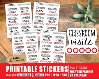 Classroom Visits School stickers