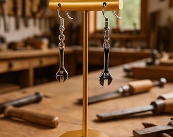 Wrench Earrings - Mechanic - Tool
