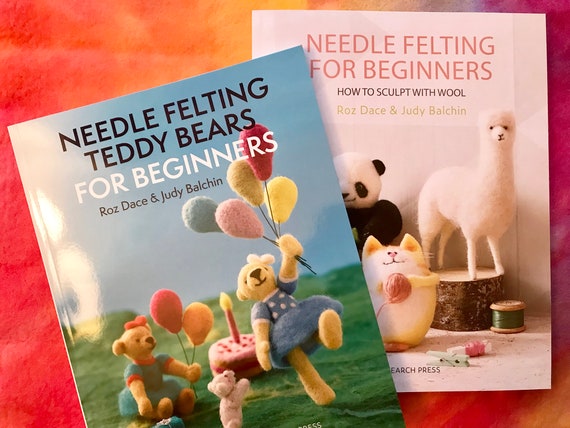 Needle felted books, Needle Felting Teddy Bears for Beginners, Needle  Felting for Beginners, complete guide to needle felting